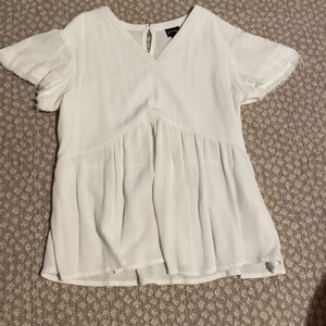 White summer blouse